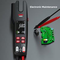 BSIDE U6X Digitális Multiméter Amperfoggó AC DC 600A Infravörös Hőmérővel Színes LCD Kijelző TRMS Akkumulátoros Táskával 6