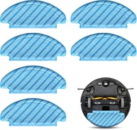 BSITSSS Törlőkendő Szett 6 db Ecovacs Deebot N8 N8+ Pro T8 T9 Robotporszívóhoz Kék Tisztítókendő Csomag 1