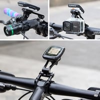 BSSOK Állítható Alumínium Kerékpár Komputer Tartó - Kompatibilis Garmin Edge, Wahoo Elemnt, Bryton, Cateye, GoPro Kamera és Lámpa Rögzítésér 8
