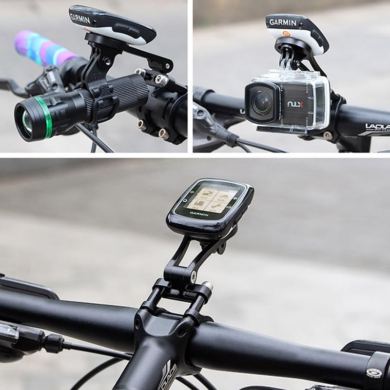 BSSOK Állítható Alumínium Kerékpár Komputer Tartó - Kompatibilis Garmin Edge, Wahoo Elemnt, Bryton, Cateye, GoPro Kamera és Lámpa Rögzítésér