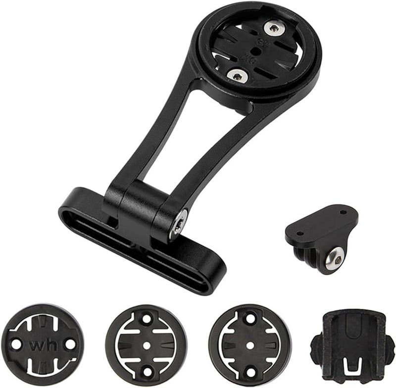 BSSOK Állítható Alumínium Kerékpár Komputer Tartó - Kompatibilis Garmin Edge, Wahoo Elemnt, Bryton, Cateye, GoPro Kamera és Lámpa Rögzítésér