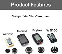 BSSOK Állítható Alumínium Kerékpár Komputer Tartó - Kompatibilis Garmin Edge, Wahoo Elemnt, Bryton, Cateye, GoPro Kamera és Lámpa Rögzítésér 5