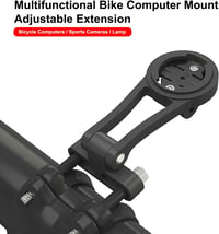 BSSOK Állítható Alumínium Kerékpár Komputer Tartó - Kompatibilis Garmin Edge, Wahoo Elemnt, Bryton, Cateye, GoPro Kamera és Lámpa Rögzítésér 2