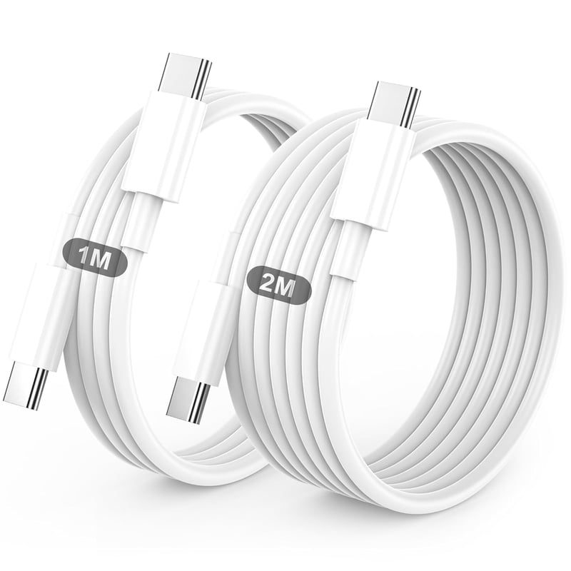BSTOEM USB-C kábel 2db szett 1m+2m gyorstöltéshez iPhone-hoz