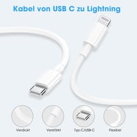 BSTOEM USB-C Lightning kábel 2db 1m+2m iPhone 14/13/12/11 MFi tanúsított 5