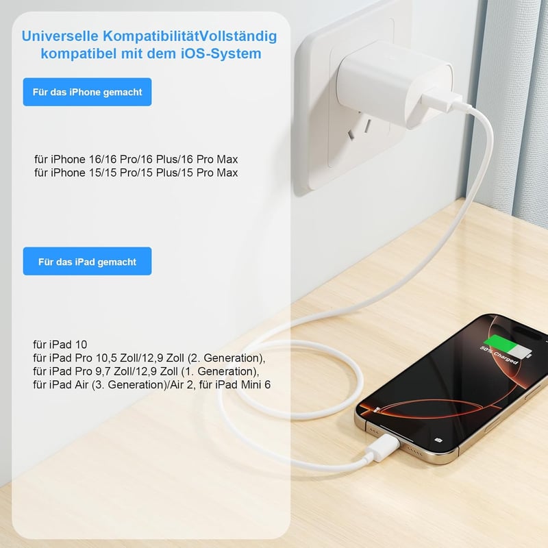 BSTOEM USB-C töltőkábel szett 2m+1m USB A-ról Type-C-re