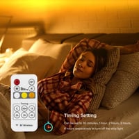 BTF-LIGHTING FCOB COB LED szalag 1m 640LED/m USB 5V RF távirányítóval konyha hálószoba 5
