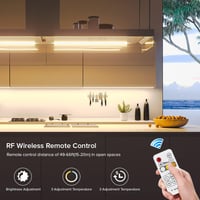 BTF-LIGHTING FCOB COB LED szalag 1m 640LED/m USB 5V RF távirányítóval konyha hálószoba 4
