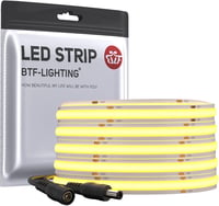 BTF-LIGHTING FCOB LED szalag 4000K természetes fehér 528LED/m dimmelhető 5m 24V 1