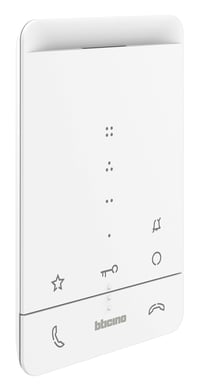 Post audio Bticino CLASSE 100 A16E pentru sistem de interfon cu 2 fire, 3 butoane tactile, 4 butoane configurabile, 16 tonuri de apel 3