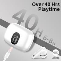 Căști wireless Btootos Bluetooth 5.3 – Defecte — defecte, funcționează parțial: casca dreaptă nu se aude (stare: vezi a 2-a poză) 9