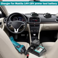 BTRUI DC18RC Rýchlonabíjačka do auta pre akumulátory Makita 14,4V-18V, kompatibilná s BL1850 BL1840B BL1820 BL1815 BL1860 BL1430 BL1450 7