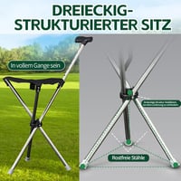 BTSAE összecsukható sétapálca ülőhellyel, 80-90 cm, 100 kg terhelhetőség 7