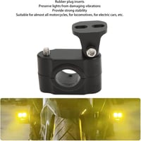 Buachois 1 pár univerzális motoros munkalámpa tartó konzol, 360 fokos forgatás, alumínium LED fejlámpa bilincs, autó hajó 4