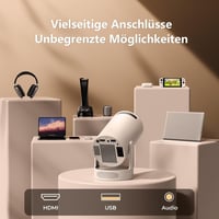 Buba Toys Smart Mini Projektor 1080P 4K WiFi 6 Bluetooth Hordozható Otthoni Mozi 7