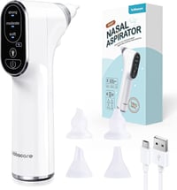 Bubbacare elektromos orrszívó LED lámpával, 4 szilikon fej és 3 szívóerő szinttel 1