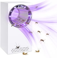 Bubbacare Elektromos Rovarcsapda - UV Fényű Szúnyogirtó Lámpa, Hordozható USB-s Rovarölő, Hangtalan Működés, Otthoni, Kültéri, Kempingezéshe 1