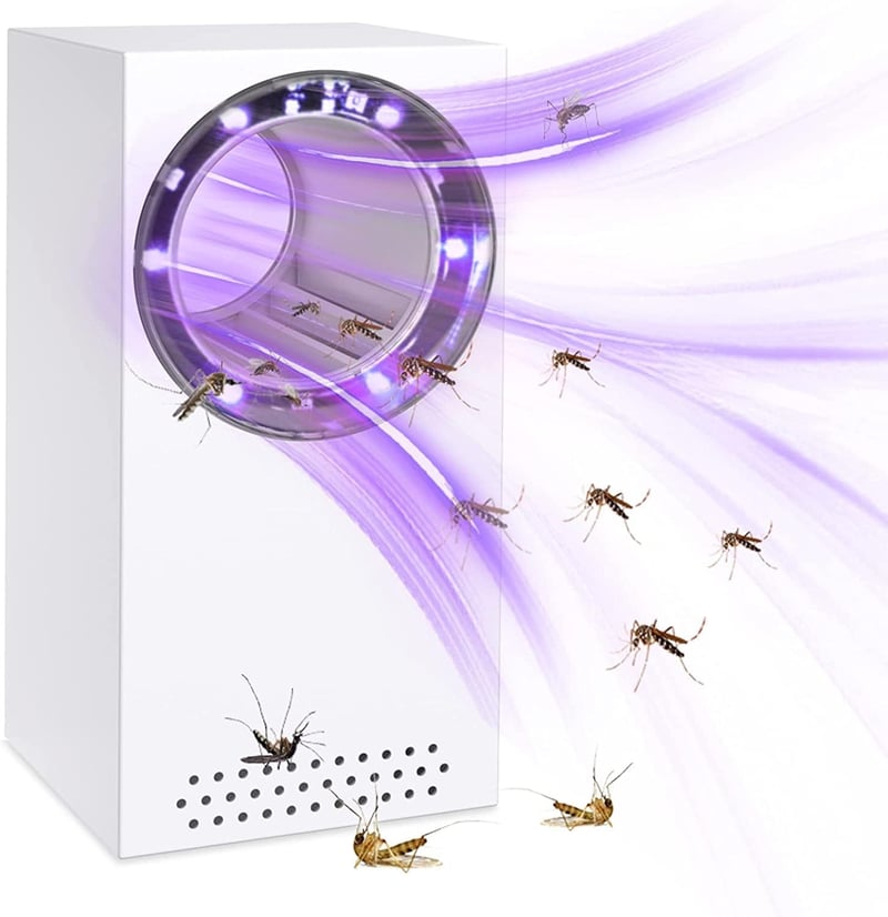 Bubbacare Elektromos Rovarcsapda - UV Fényű Szúnyogirtó Lámpa, Hordozható USB-s Rovarölő, Hangtalan Működés, Otthoni, Kültéri, Kempingezéshe
