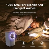 Bubbacare Elektromos Rovarcsapda - UV Fényű Szúnyogirtó Lámpa, Hordozható USB-s Rovarölő, Hangtalan Működés, Otthoni, Kültéri, Kempingezéshe 3