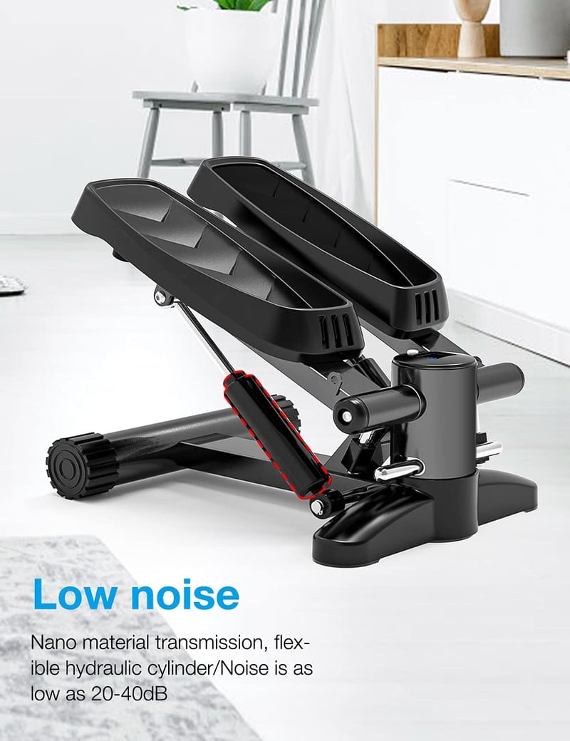 Bubbacare Mini Stepper 150 kg-ig LCD kijelzővel otthoni edzéshez