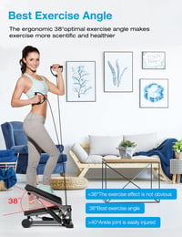 Bubbacare Mini Stepper 150 kg-ig LCD kijelzővel otthoni edzéshez 3