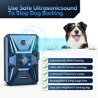 Bubbacare Ugatásgátló Készülék - Ultrahangos, 3 Fokozatú, 10m Hatótávolságú, Újratölthető, Vízálló Kutyakiképző Eszköz Kültéri-Beltéri Haszn 2