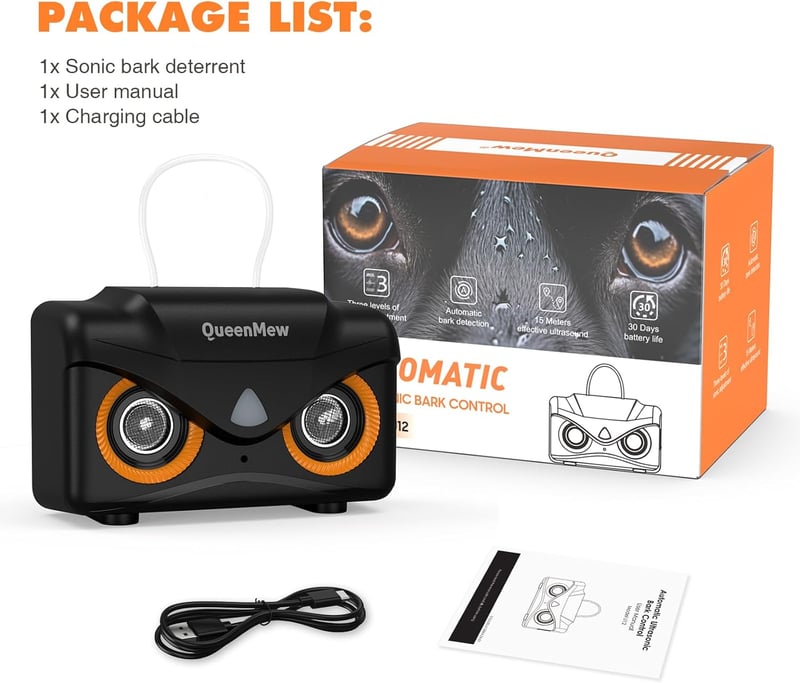 Bubbacare Ultrahangos Kutyaugatás Csillapító 15m Hatótáv 3 Mód Automata