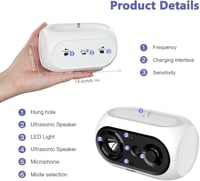 Bubbacare Ultrahangos Ugatásgátló Készülék - Vízálló, Újratölthető, Automatikus Ugatáskontroll Kis, Közepes és Nagy Kutyáknak, Bel- és Külté 7