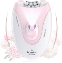 Bubbacare epilátor arcra és testre, vezeték nélküli, LED lámpával - rózsaszín 1
