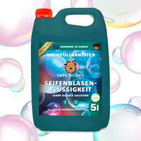 Bubble Brothers 5l tekutina na bublifuk pre obrovské bubliny – prémiová náplň v kanistri na detské oslavy a vonkajšie hry, XXL bubliny, ktoré nepraskajú 1