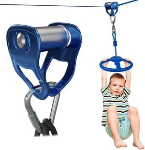 BUBBLEBAY Ninja Slider kolotur s karabinerom za zip line - za užad do promjera 50 mm