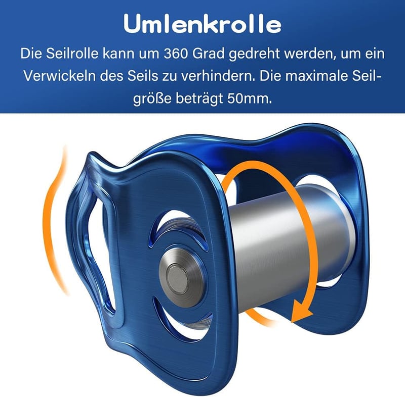 BUBBLEBAY Ninja Slider csigarendszer karabinerrel 50mm kötélhez
