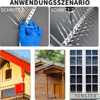 Bublador Nyestekaparó Védelem 2m - Madarak Menyét Mosómedve Elleni Riasztó 5