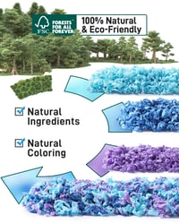 Așternut pentru hamsteri BUCATSTATE 15L - 99,9% fără praf, așternut din hârtie certificat FSC pentru iepuri, porcușori de Guineea și rozătoare, cu aromă de vată de zahăr 4