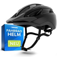 Cyklistická prilba Büchel In-Mould so zapínaním Cam Lock a vypchávkou pod bradu – matná čierna – L, 58-61 cm 1