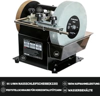 Bucktool 250mm Vízcsalas Elektromos Köszörűgép 180W Élezőgép Szűrőrendszerrel 4