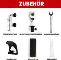Bucktool 250mm Vízcsalas Elektromos Köszörűgép 180W Élezőgép Szűrőrendszerrel 6