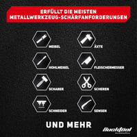 Bucktool 250mm Vízcsalas Elektromos Köszörűgép 180W Élezőgép Szűrőrendszerrel 7