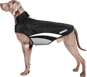 Buddypuppy Téli Kutyakabát Vízálló Fleece Kabát Közepes-Nagy Kutyáknak Harness Nyílással 3 XL-es MÉRET