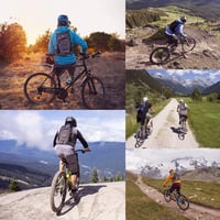 Buffup vízálló kerékpár hátizsák 15L, túrázáshoz és MTB-hez 2
