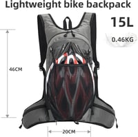 Buffup vízálló kerékpár hátizsák 15L, túrázáshoz és MTB sporthoz 3