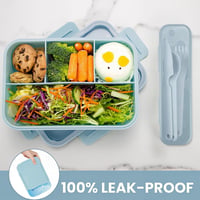 Bugucat 1300ml szilikon ételhordó 4 rekeszes szivárgásmentes bento box gyerekeknek 4