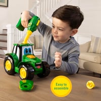 BUILD-A-BUDDY John Deere 46655 Traktor – Skladačka pre deti, Zelený traktor na skladanie od 18 mesiacov, Zberateľský model 6