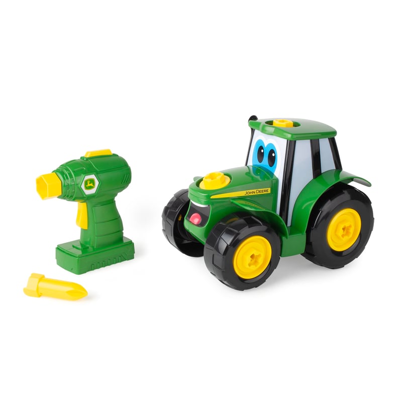 BUILD-A-BUDDY John Deere 46655 Traktor – Skladačka pre deti, Zelený traktor na skladanie od 18 mesiacov, Zberateľský model