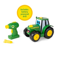 BUILD-A-BUDDY John Deere 46655 Traktor – Skladačka pre deti, Zelený traktor na skladanie od 18 mesiacov, Zberateľský model 7