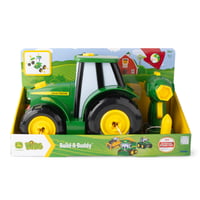 BUILD-A-BUDDY John Deere 46655 Traktor – Skladačka pre deti, Zelený traktor na skladanie od 18 mesiacov, Zberateľský model 9