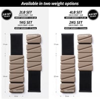 Build & Fitness Csuklósúly és bokasúly szett 2x0,5kg női és férfi edzéshez 7