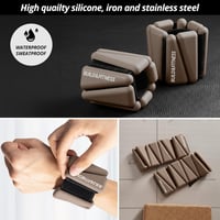 Build & Fitness Csuklósúly és bokasúly szett 2x0,5kg női és férfi edzéshez 5