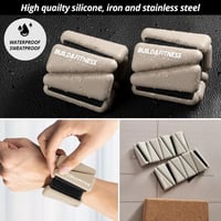 Build & Fitness Csuklósúly és bokasúly szett 2x0,5kg női és férfi edzéshez 5