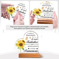 Buioata Inspirációs Akrilfali Dekoráció Nőknek - Ajándék Barátoknak, Munkatársaknak, Feleségnek, Anyának 5